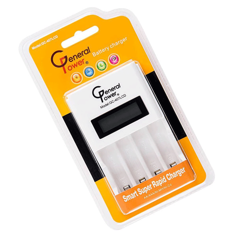 شارژر باتری GENERAL POWER GC-407 LCD