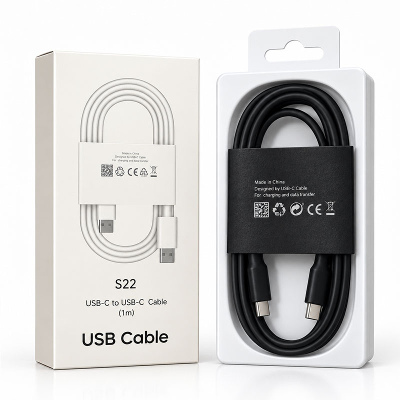 کابل شارژ CABLE S22 Type-C to Type-C 1M 3A
