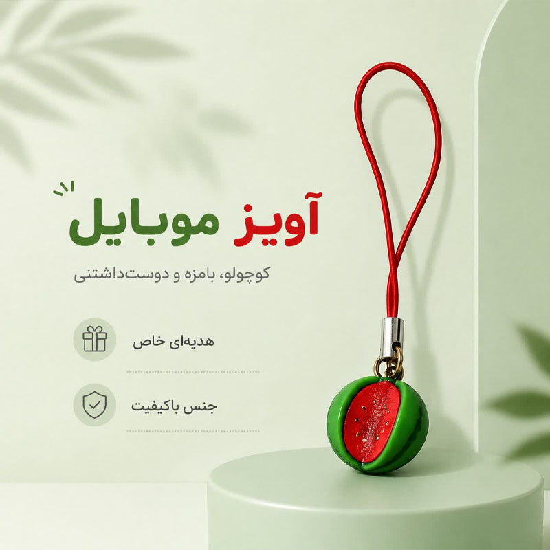 آویز موبایل و فلش هندوانه