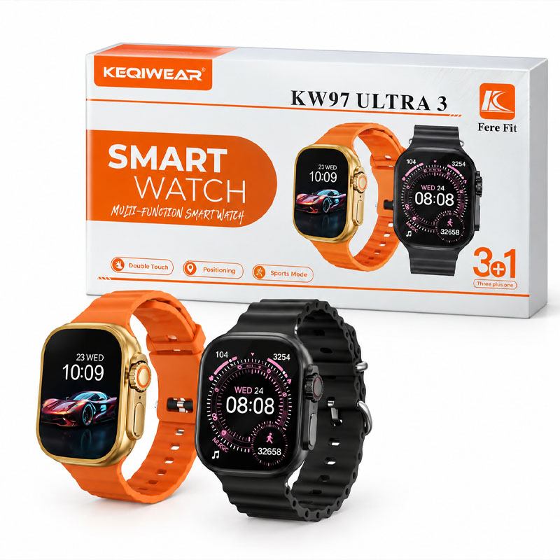 ساعت هوشمند SMART WATCH KEQIWEAR KW97 ULTRA3 - بدون گارانتی
