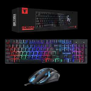 کیبرد و موس سیم دار گیمینگ +JEDEL GK110