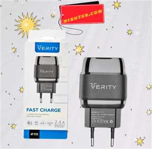 شارژر دیواری فست وریتی VERITY AP 2123 + کابل میکرو