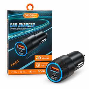 شارژر فندکی CC-60 QC3.0 PD