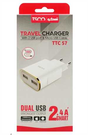 شارژرتسکو TSCO TTC 57 + کابل میکرو