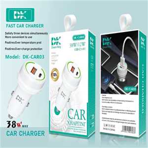 شارژر فندکی DREAM KING DK-CAR03 38W/12W