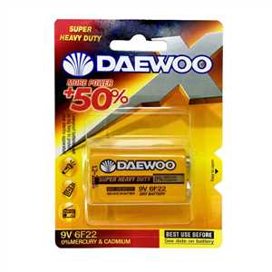 باتری کتابی DAEWOO SUPER HEAVY DUTY 9V