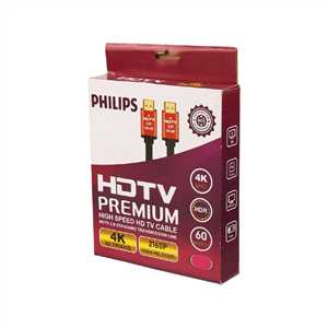 کابل HDMI فیلیپس HDMI PHILIPS 4K 1.5M - پک کارتونی