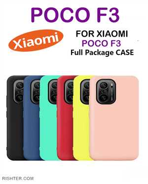 قاب محافظ لنزدار سیلیکونیxiaomi POCO F3