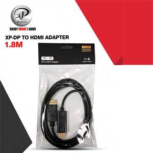 کابل DISPLAY به HDMI پک مشکی ( DP TO HDMI 1.8M )