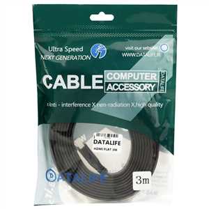 کابل HDMI فلت دیتالایف HDMI DATALIFE 3M