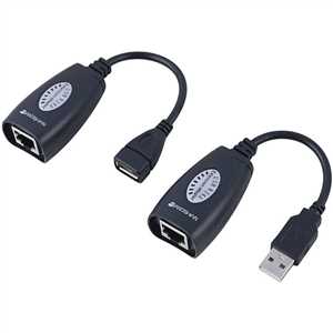 تبدیل افزایش طول HDMI با کابل شبکه انوشان ( HDMI EXTENDER 45M ANOSHAN A-821 )