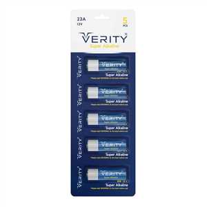 باتری VERITY ALKALINE 23A - پک 5 تایی