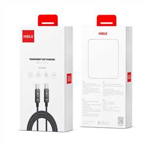 کابل شارژ هیسکا HISKA LX-891CC Type-C to Type-C 1m