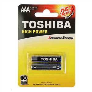 باتری نیم قلم TOSHIBA ALKALINE