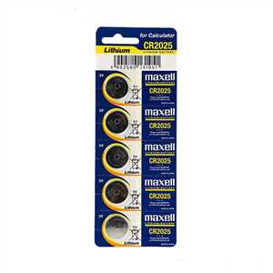  باتری سکه ای MAXELL 2025 - پک 5تایی