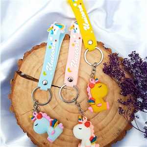 آویز و جاکلیدی یونیکورن 3 سیلیکونی