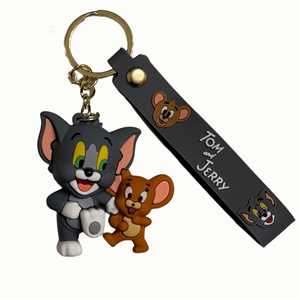 آویز و جاکلیدی تام و جری شیطون سیلیکونی