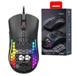 موس سیم دار گیمینگ هیسکا HISKA HX-MOG340