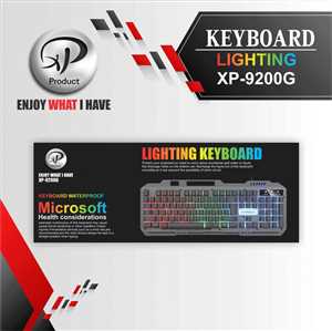 کیبرد سیم دار اکس پی XP-9200G LIGHTING