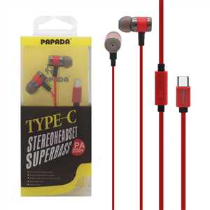 هندزفری PAPADA PA200 TYPE C
