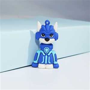 آویز و جاکلیدی سگ نگهبان سیلیکونی