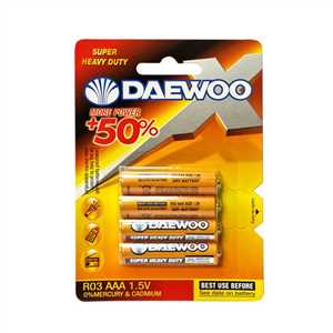 باتری قلم 4 تایی DAEWOO SUPER HEAVY