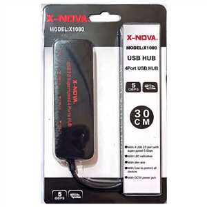 هاب 4 پورت X-NOVA X1080 - USB 2.0
