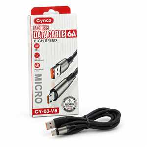 کابل شارژ میکرو CYNCO CY-03-V8 1M 6A