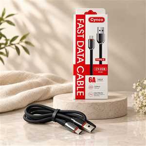  کابل شارژ TYPE C مدل CYNCO CY-02B 1M 6A