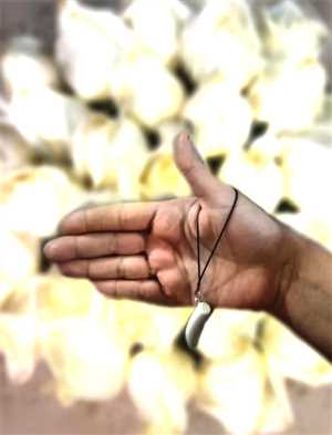 آویز موبایل و فلش عاج