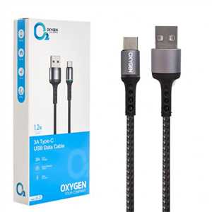 کابل شارژ TYPE C اکسیژن OXYGEN LX-21 1.2M 3A