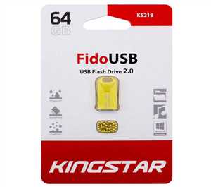فلش 64گیگ کینگ استار مدل KINGSTAR KS218 - سیلور