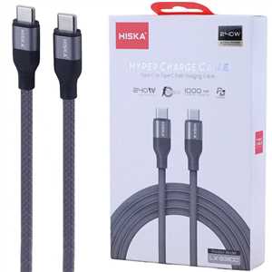 کابل شارژ هیسکا HISKA LX-931CC Type-C to Type-C 1M 240W