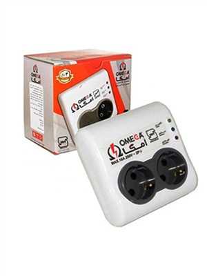 محافظ برق 2 خانه بدون کلید امگا OMEGA P2100-یخچال و فریزر