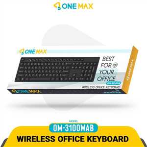 کیبرد بیسیم وان مکس ONEMAX OM-3100WA - سفید