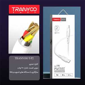 کابل TRANYOO T-P2 Type-C to Type-C 1M 65W