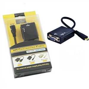 تبدیل VGA به MINI HDMI پک زرد ( VGA TO MINI HDMI)