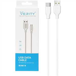 کابل شارژ TYPE C وریتی VERITYCB-3146T-W 1M 
