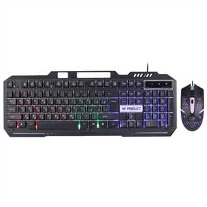 کیبرد و موس سیم دار گیمینگ اکس پی xp-9400G LIGHTING