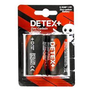 باتری سایز بزرگ DETEX R20P 1.5V - باتری D