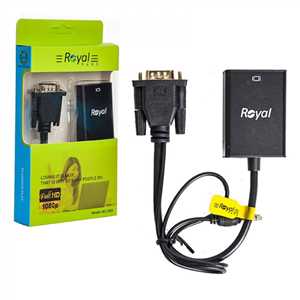 تبدل VGA به HDMI با صدا رویال ROYAL RC-1001