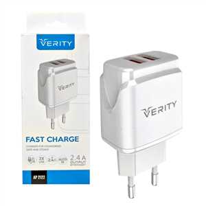 شارژر دیواری فست وریتی VERITY AP 2122 + کابل میکرو