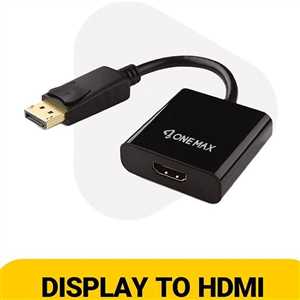 تبدیل DISPLAY به HDMI وان مکس ( تبدیل DP TO HDMI ONEMAX OM-153 )