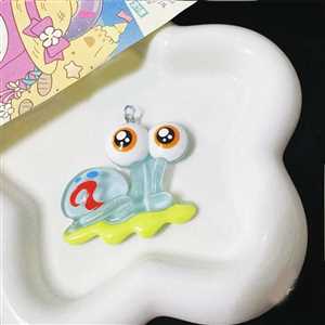 آویز موبایل و فلش حلزون شیشه ای