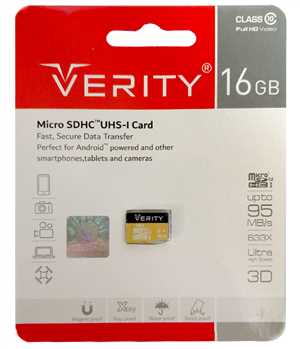رم 16گیگ وریتی مدل U1 95 MB s 633X 