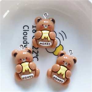 آویز موبایل و فلش خرس HONEY