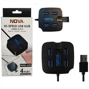 هاب 4 پورت NOVA X790 - USB 3.0
