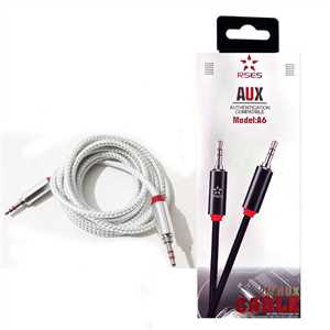 کابل صدا 1 به 1 AUX RSES A6 2M