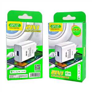 شارژر دیواری فست جیفیوز GFUZ GA-01 12W + کابل میکرو