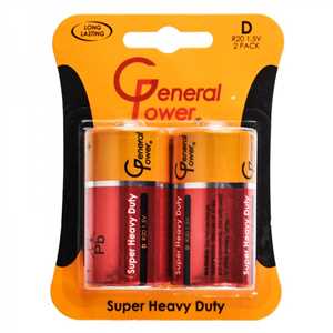باتری سایز بزرگ GENERAL POWER - باتری D